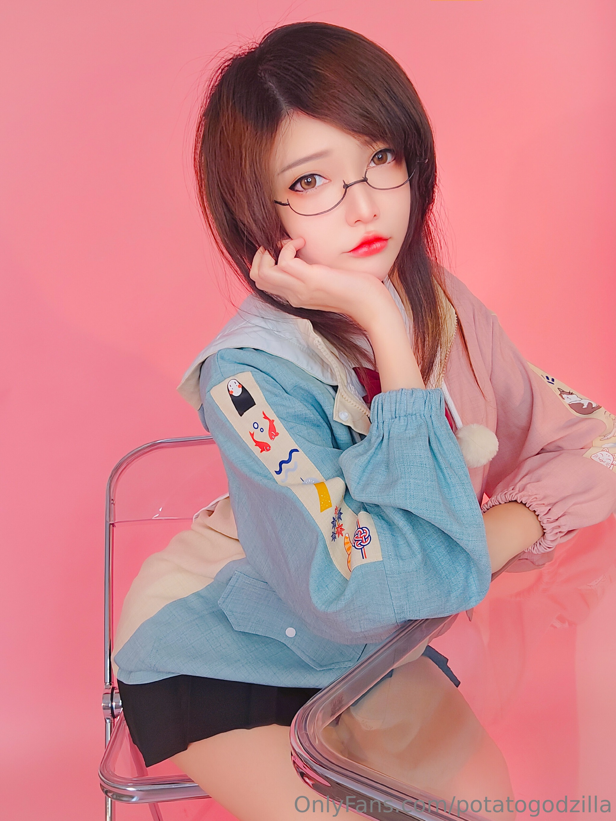 图片[1]-Potato Godzilla – NO.156 Horny Student[29P]-XikXak